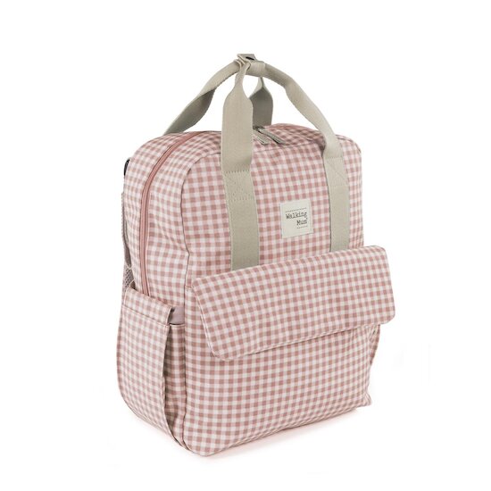 Walking Mum Sac a Langer I Love Vichy Rose  Walking Mum Sac a Langer I Love Vichy Rose