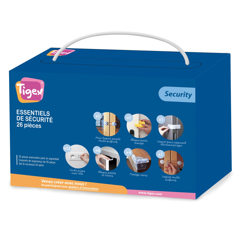 Essentiels de sécurité 26 pièces BLANC Tigex