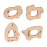 Set de jouets de dentition en bois 4 pièces Little Mateys
