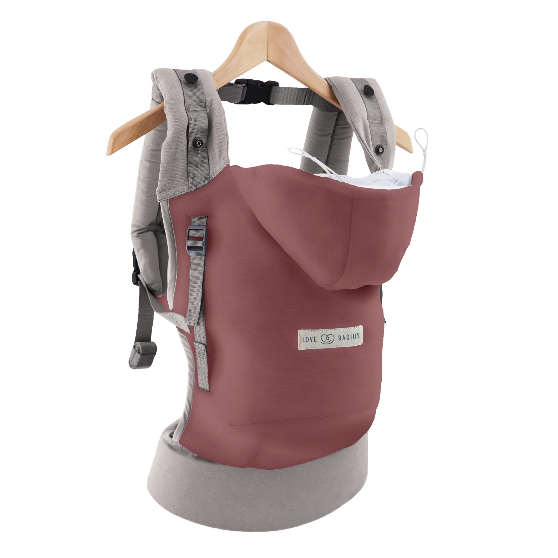 Porte-bébé Hoodie Carrier 2 Gris athlétique LOVE RADIUS, Vente en