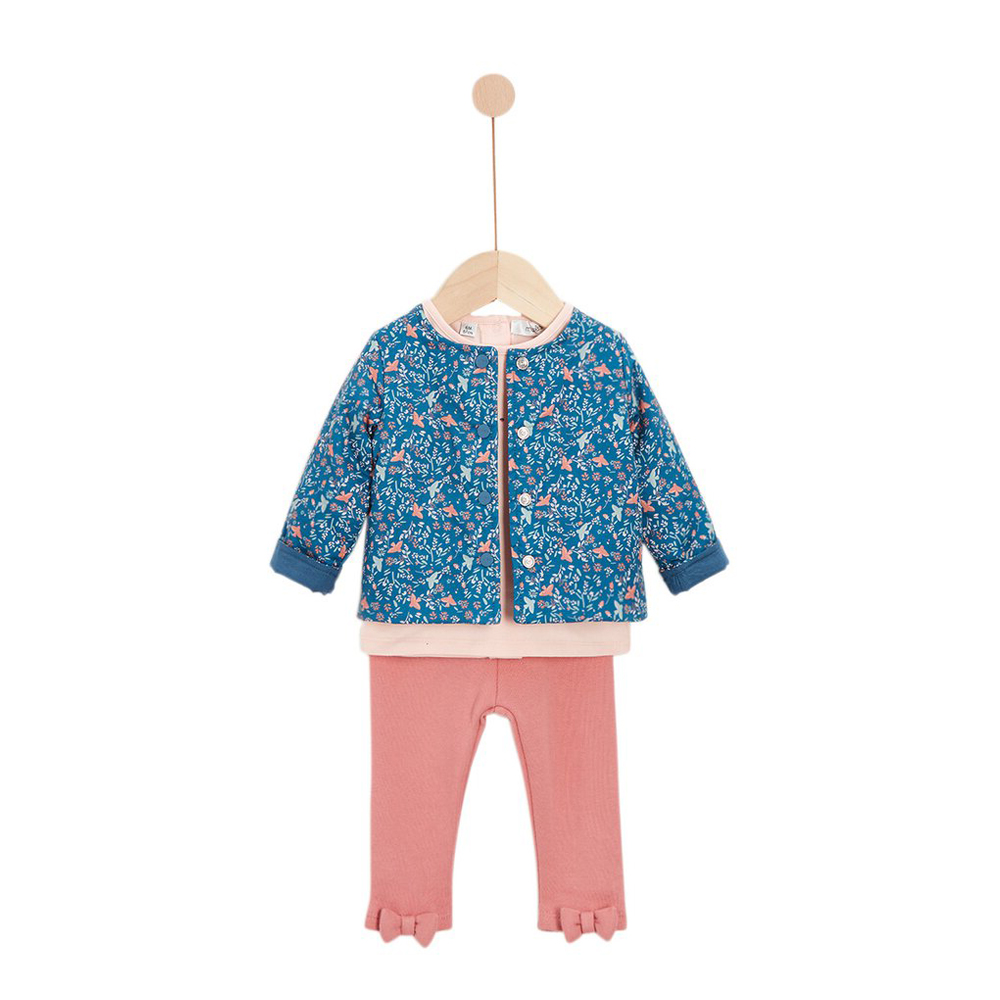 Marèse - Ensemble 3 pièces Poésie d'Automne BLEU Marèse