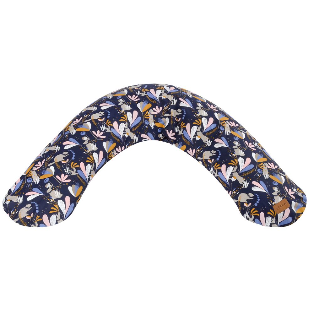 Beaba - Coussin d'allaitement Big Flopsy Jersey de coton BLEU Béaba