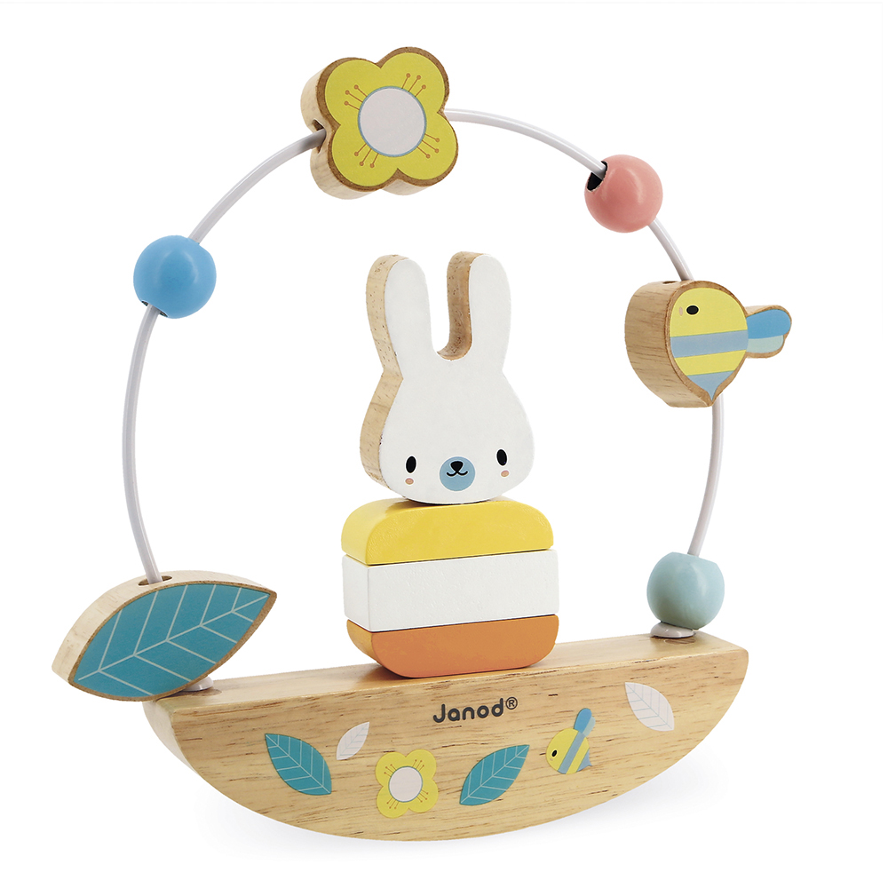 Looping Basculo Lapin Pure MULTICOLORE Janod