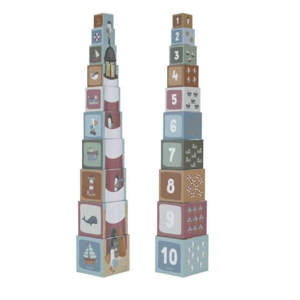 LITTLE DUTCH - Blocs à empiler BLEU Little Dutch