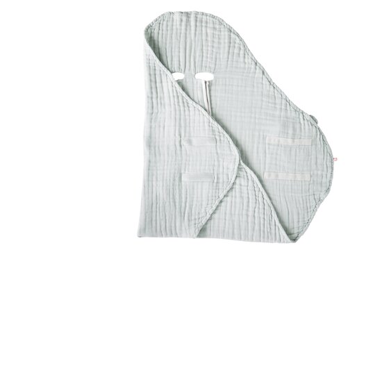 Noukie's Couverture de promenade en mousseline bio Mix & Match Vert Clair  Noukie's Couverture de promenade en mousseline bio Mix & Match Vert Clair