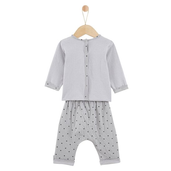 P’tit bisou Pantalon+tee shirt imp star Mon Lapin Calin Gris 1 mois P’tit bisou Pantalon+tee shirt imp star Mon Lapin Calin Gris 1 mois