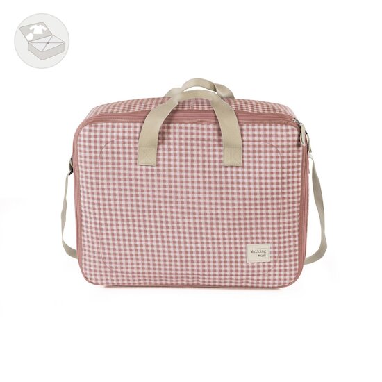 Walking Mum Valise I Love Vichy Rose 