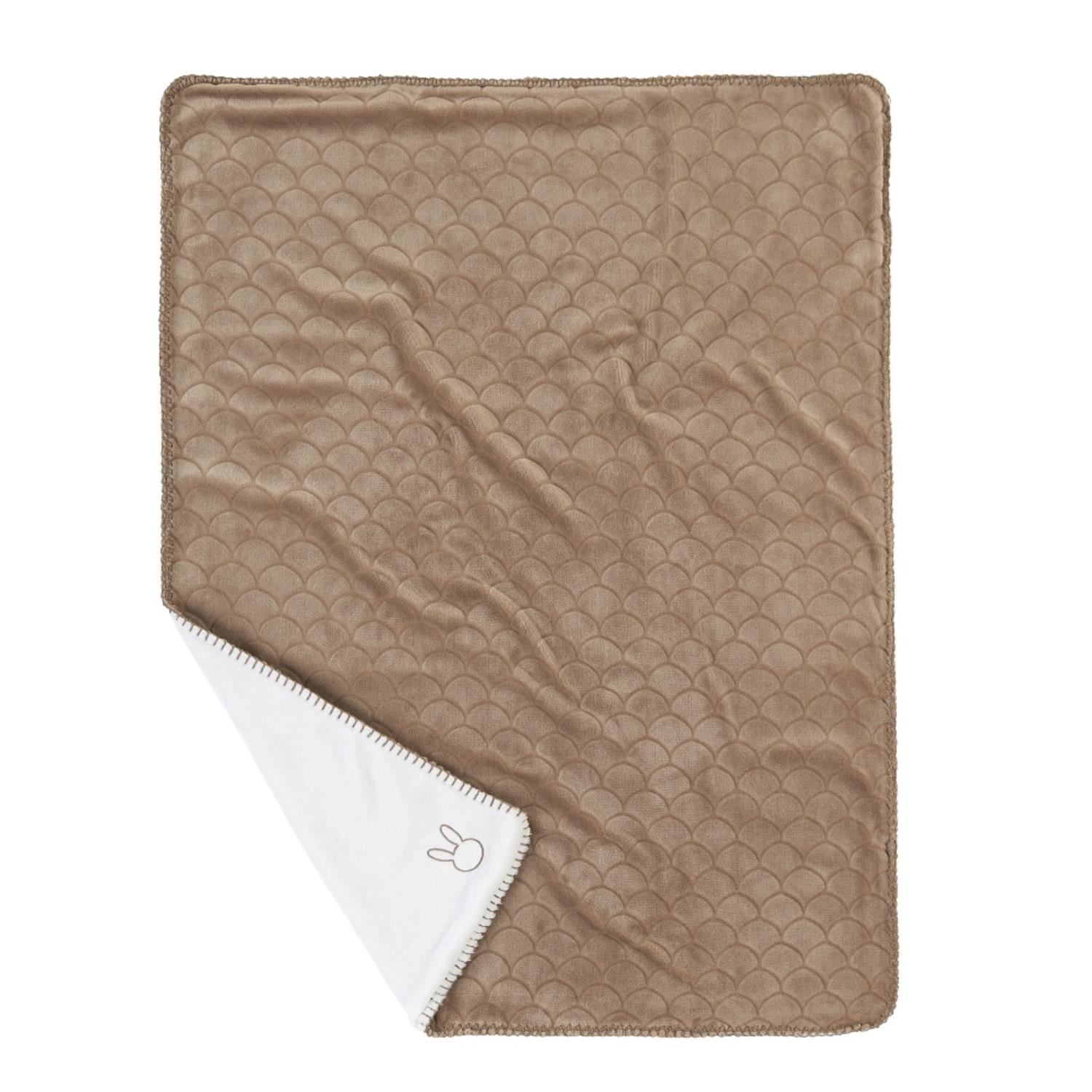 Nattou - Couverture super douce MARRON Nattou