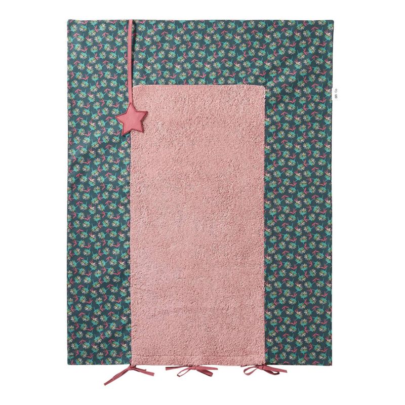 BB & Co - Housse de matelas à langer Vintage Flowers ROSE BB&Co