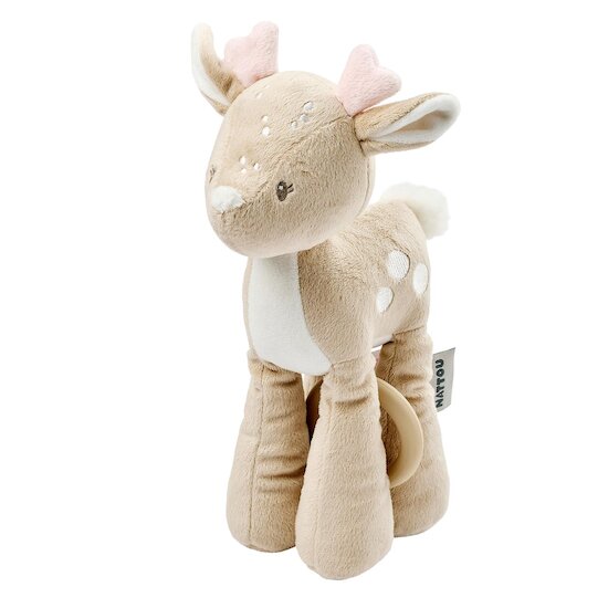 Nattou Peluche musicale Biche Velours Fanfan Sable 