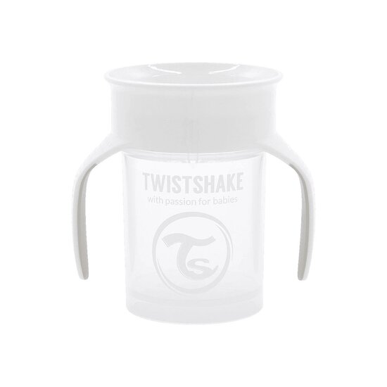 Twistshake ​​Tasse 360 Blanc 6 mois