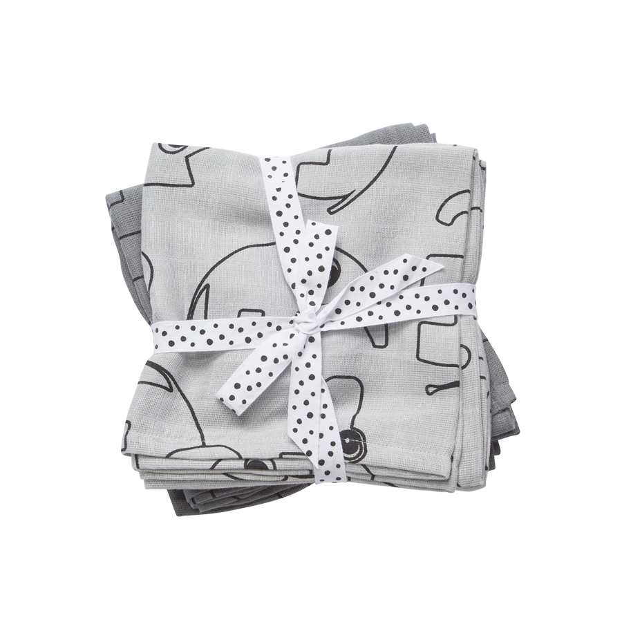 2 langes Happy dots GRIS Done by Deer