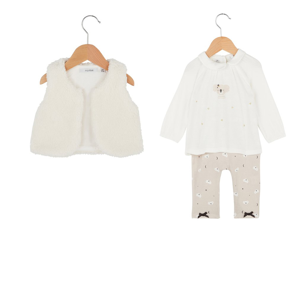 Combi + Gilet Petit Koala MULTICOLORE Marèse