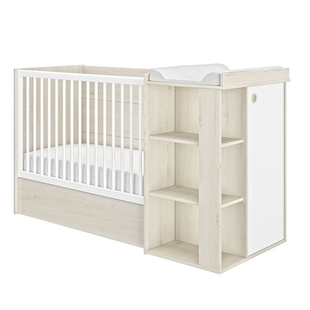 Lit compact évolutif Romeo BLANC Bébé Lune