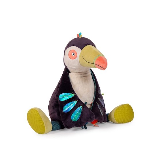 Moulin Roty Toucan géant d'activités Dans la jungle   Moulin Roty Toucan géant d'activités Dans la jungle