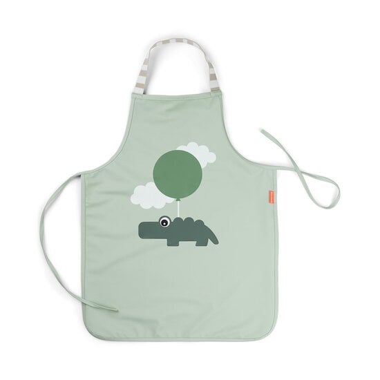 Done by Deer Tablier imperméable pour enfants Happy clouds Vert 