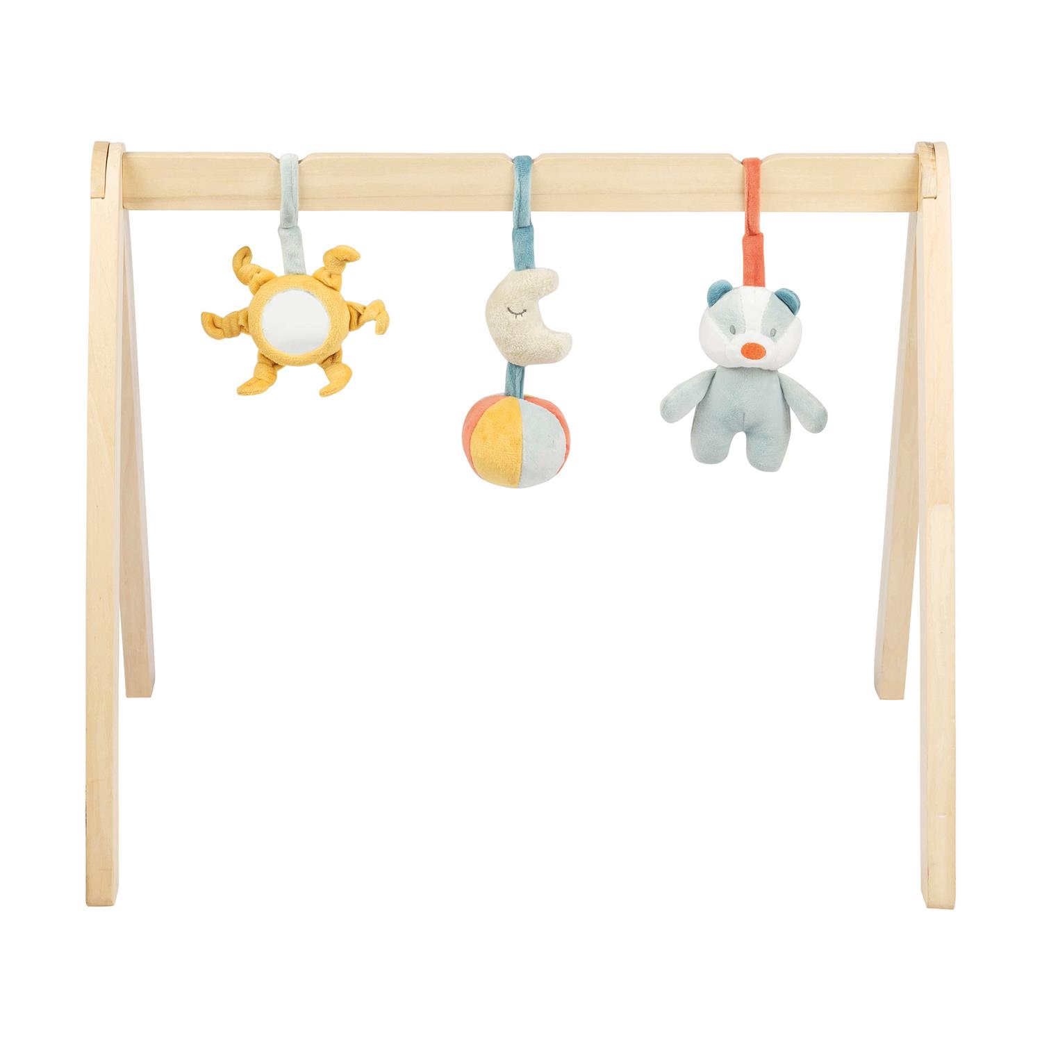 Nattou - Arche en bois avec éléments à pendre Felix et Leo MULTICOLORE Nattou