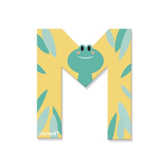 Janod Lettre Pure (bois) - M   Janod Lettre Pure (bois) - M
