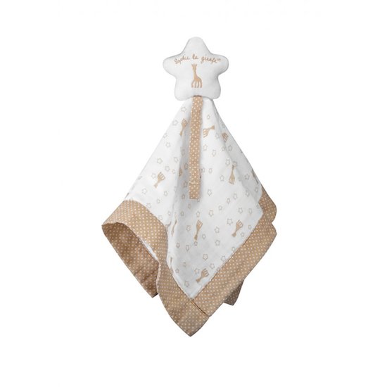 Sophie la girafe Doudou avec attache-sucette  