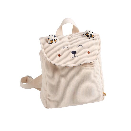 Sauthon Sac à dos Enfant Leopard Ecru/Noir/Caramel 0-4 ans Sauthon Sac à dos Enfant Leopard Ecru/Noir/Caramel 0-4 ans