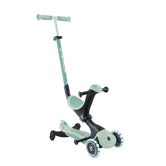 Globber Trotinette Evolutive Go Up Deluxe Lights Eco-Logic 360° Pistache  Globber Trotinette Evolutive Go Up Deluxe Lights Eco-Logic 360° Pistache