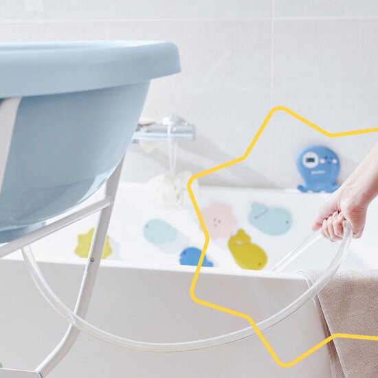 Badabulle Tuyau de vidange pour baignoire Blanc  Badabulle Tuyau de vidange pour baignoire Blanc