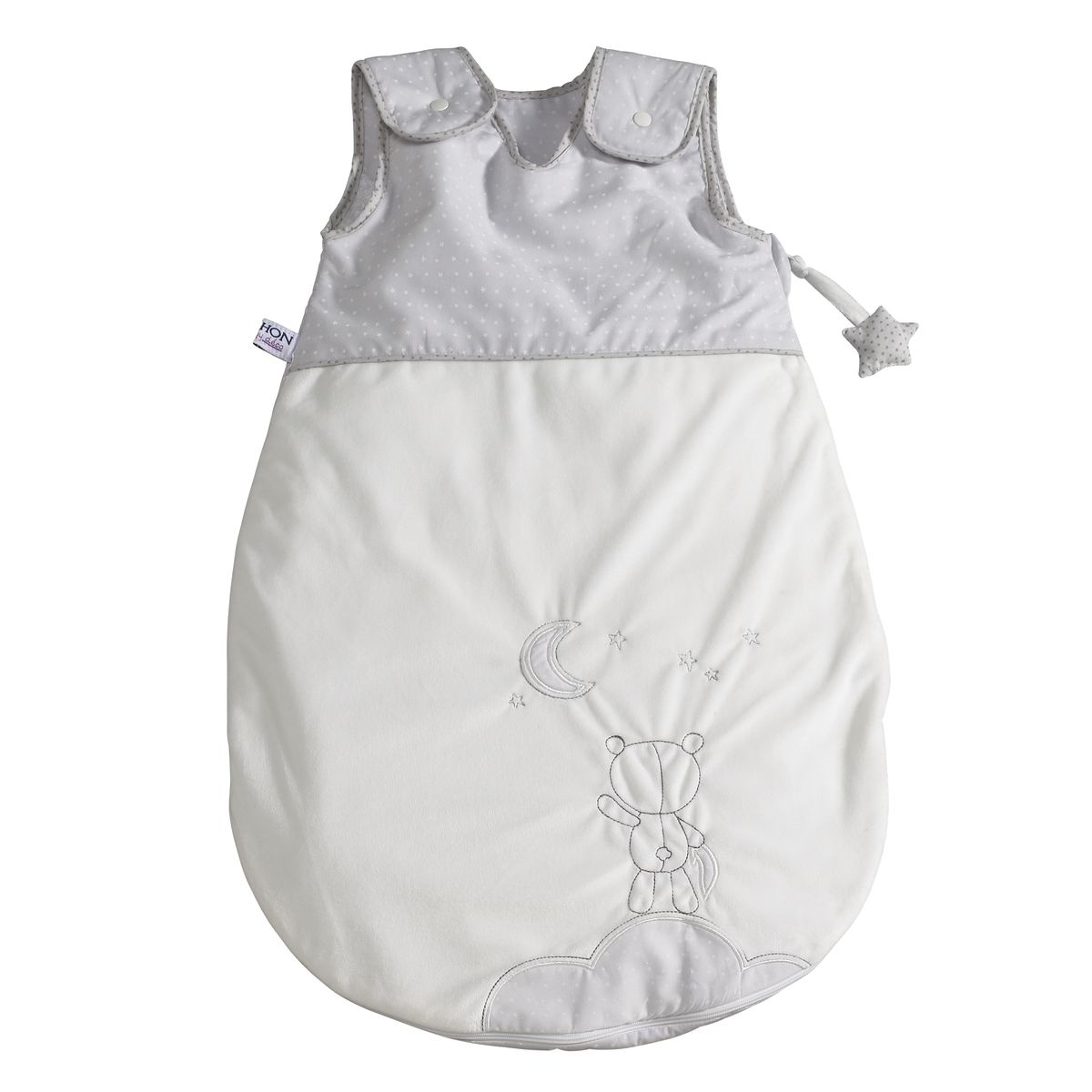 Gigoteuse été Céleste GRIS Sauthon Baby Déco
