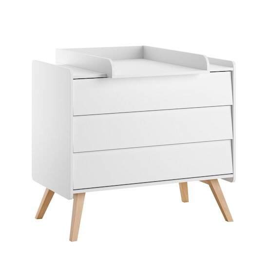 Vox Commode Vintage  Blanc/chêne 