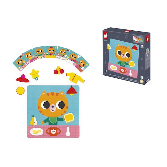 Janod Jouet Le Petit Chat des rituels Multicolore 