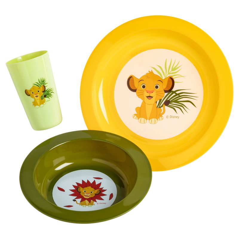 Coffret repas 3 pieces MULTICOLORE Disney Baby