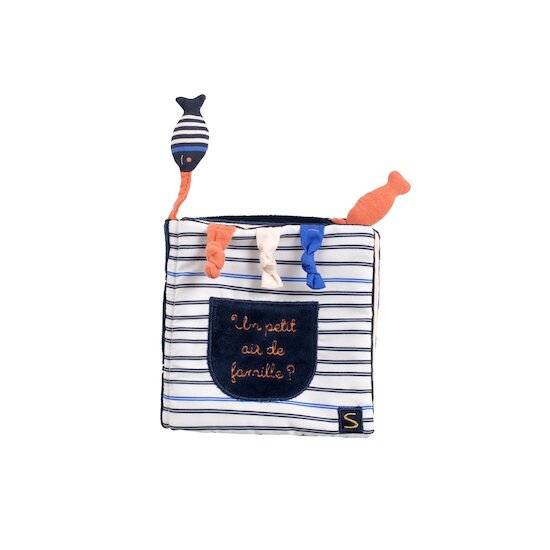 Sauthon Livre d'eveil Baby Sailor Bleu 