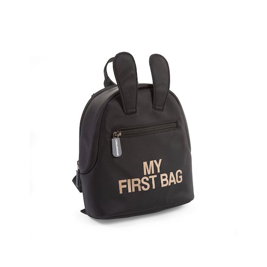 Childhome Sac à dos pour enfants My First Bag Noir  Childhome Sac à dos pour enfants My First Bag Noir