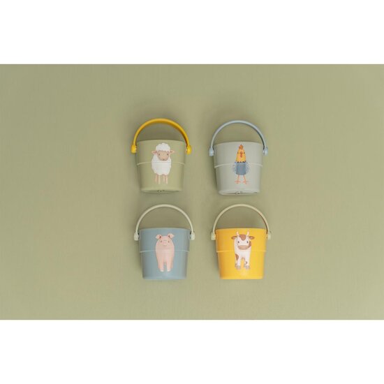 Little Dutch Lot de 4 gobelets de bain Little Farm 