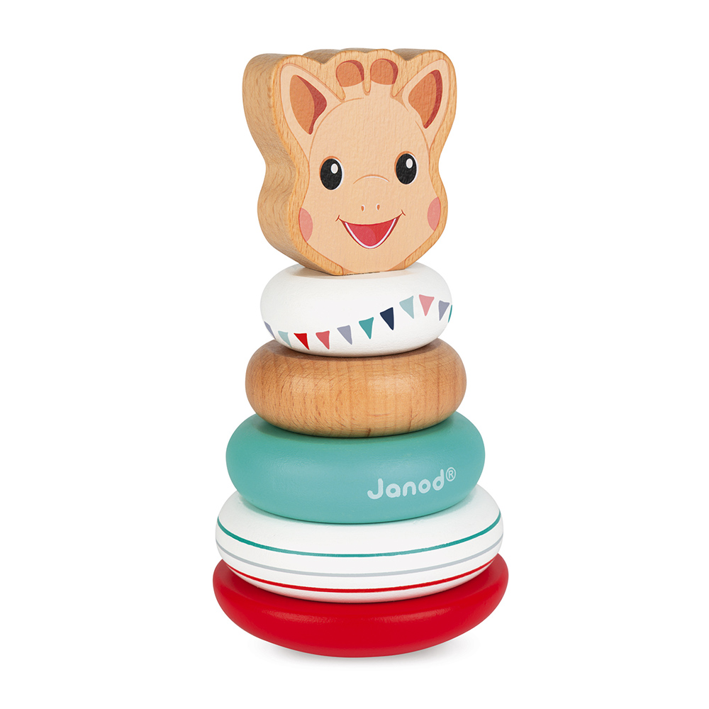 Empilable Sophie La Girafe MULTICOLORE Janod