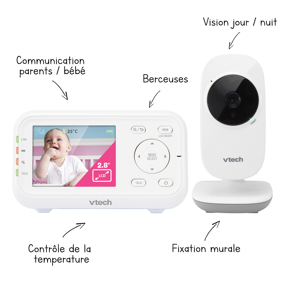 Bm3255 Babyphone Video Clear Vtech De Vtech Bm3255 Babyphone Video Clear Vtech De Vtech