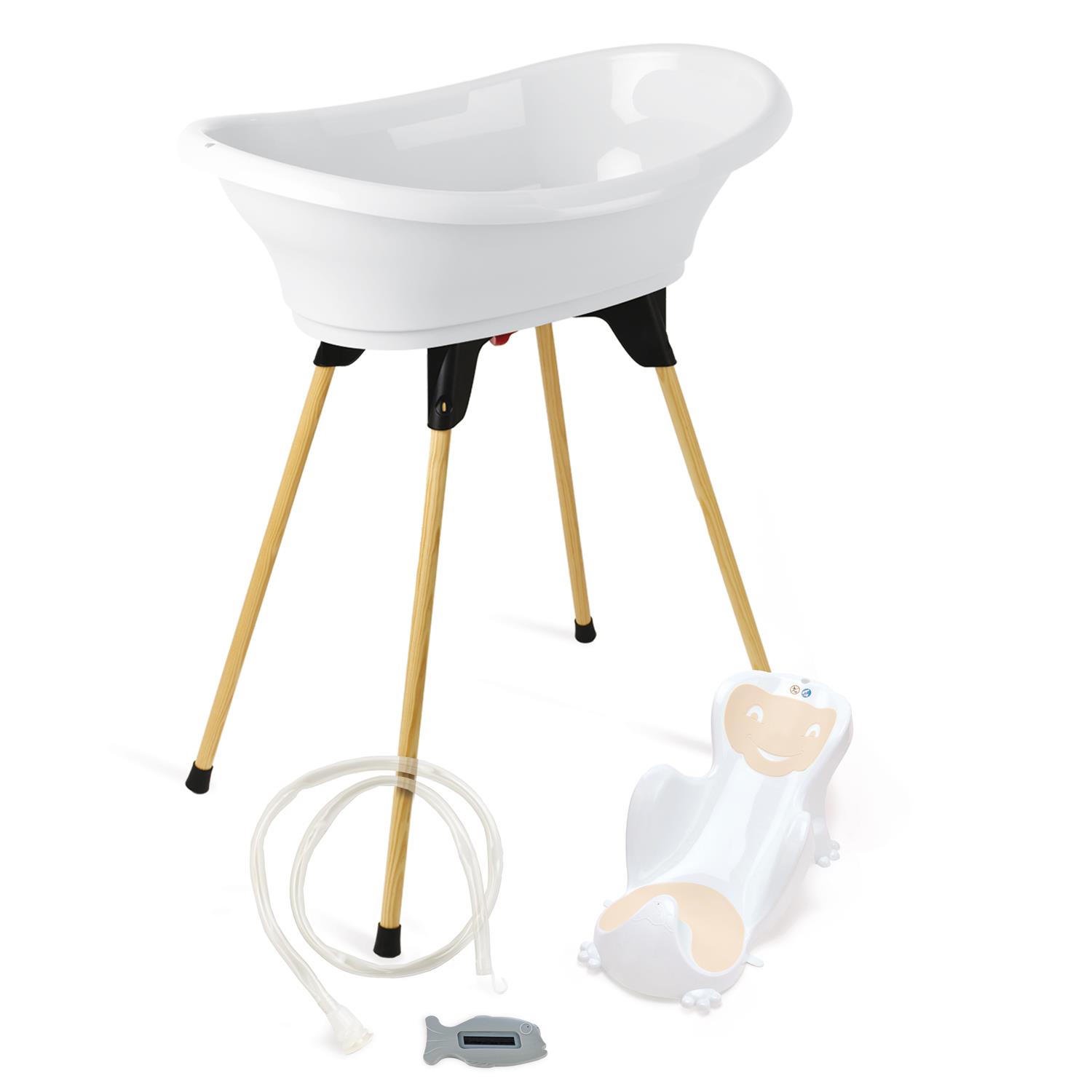 Pack transat de bain Vasco 5 en 1 BLANC Thermobaby