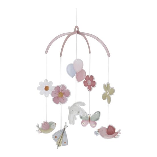 Little Dutch Mobile en carton FSC Flowers & Butterflies  Little Dutch Mobile en carton FSC Flowers & Butterflies