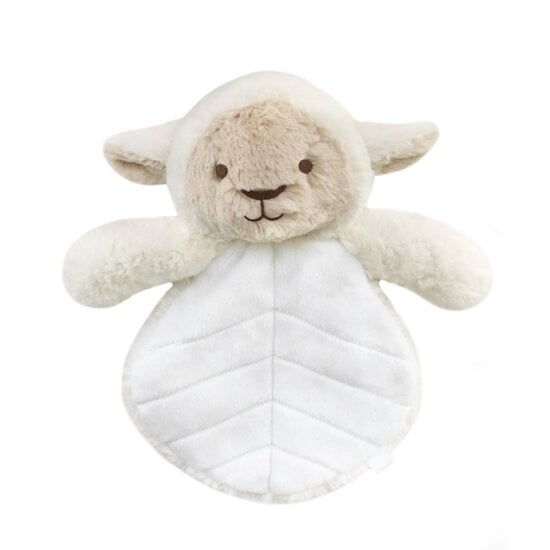 BB&Co Doudou peluche mouton Blanc 30 cm