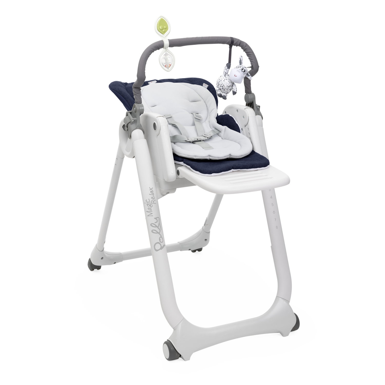 Chicco - Chaise Haute Polly Magic Relax BLEU Chicco