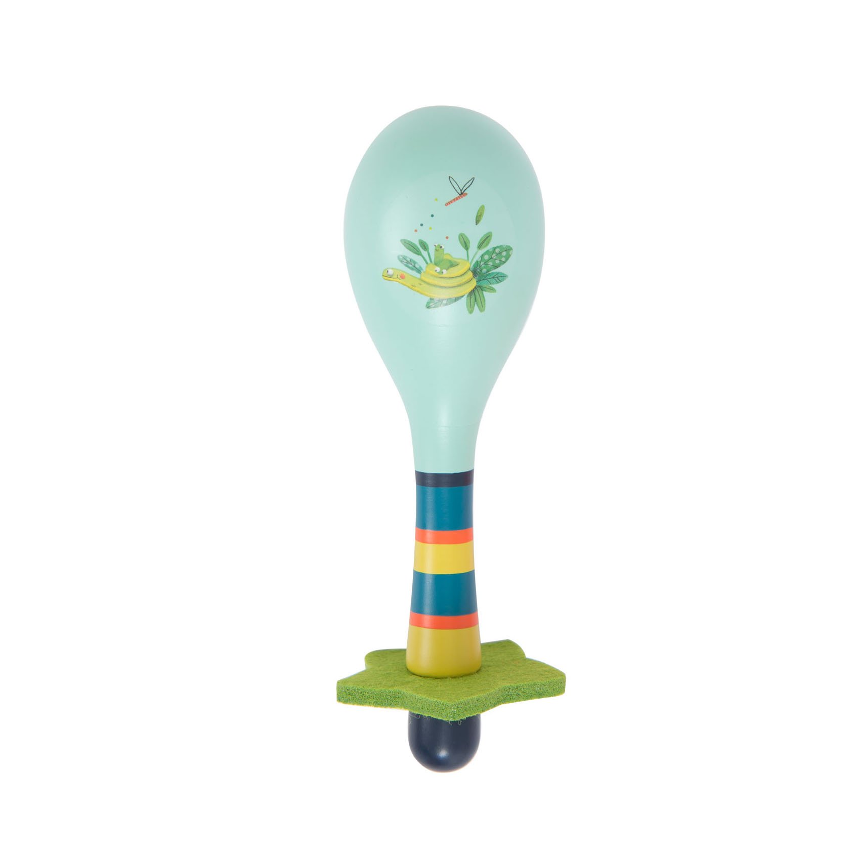 MOULIN ROTY - Maracas Dans la jungle BLEU Moulin Roty
