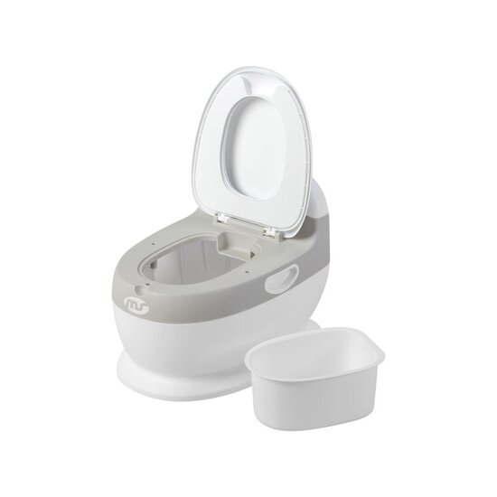 MS Innovaciones Pot Potty Plus Blanc / Gris 18 mois+ MS Innovaciones Pot Potty Plus Blanc / Gris 18 mois+
