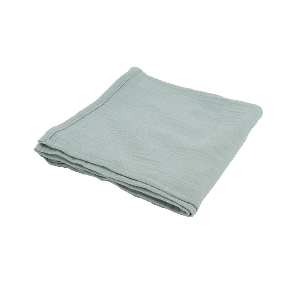 Domiva - Lot 3 Langes Mousseline BLEU Domiva