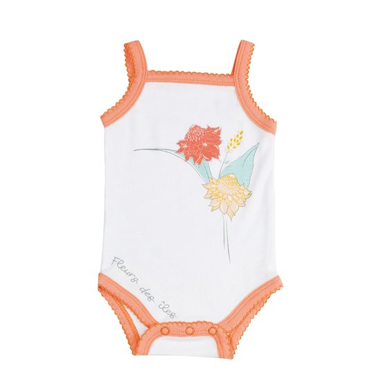 Trois Kilos Sept BODY BRETELLES FLEUR DES ILES Multicolore 1M/3M/6M/12M/18M/23M Trois Kilos Sept BODY BRETELLES FLEUR DES ILES Multicolore 1M/3M/6M/12M/18M/23M