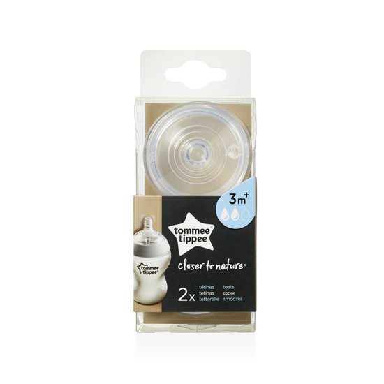 Tommee Tippee Lot de 2 tétines Natural Start    Tommee Tippee Lot de 2 tétines Natural Start