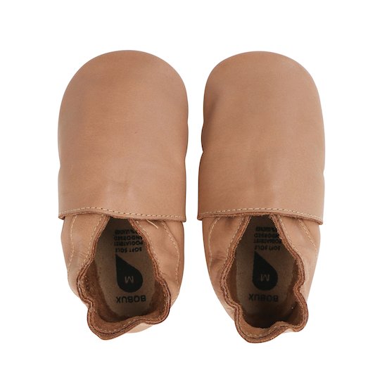 Bobux Chaussons en cuir Soft Soles Classique Caramel 