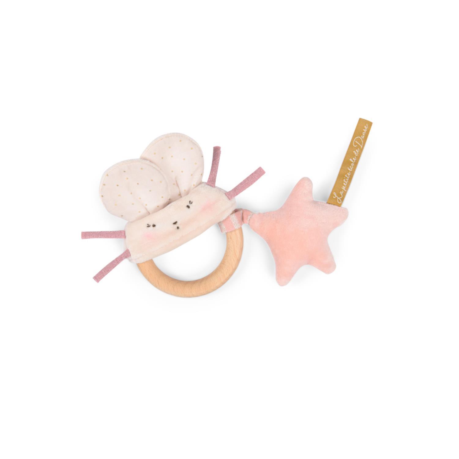 Hochet souris La petite école de danse ROSE Moulin Roty