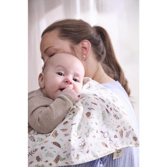 Filibabba Lange d'emmaillotage  Little Wonders Multicolore 120x120 cm