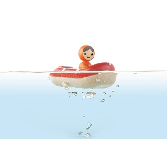 Trousselier Jouet de bain Mon bateau de sauvetage Rouge 