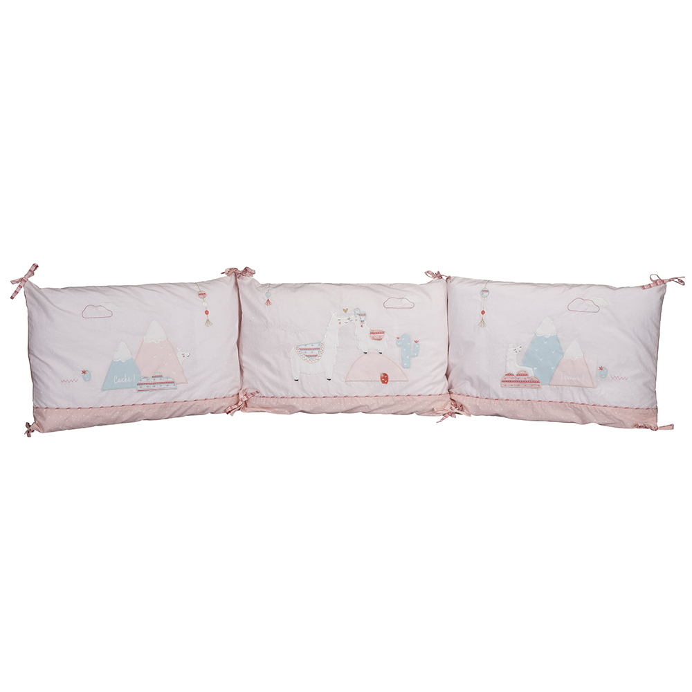 Tour de lit Mila ROSE Sauthon Baby Déco