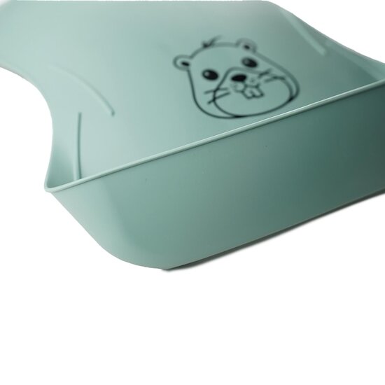 Thermobaby Bavoir Bibou Vert Sauge   Thermobaby Bavoir Bibou Vert Sauge